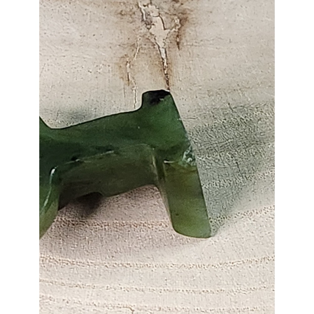 Jade Hand Carved Thunderbird Totem Pole Statue Figure Native North American 1.5" - Picture 7 of 9
